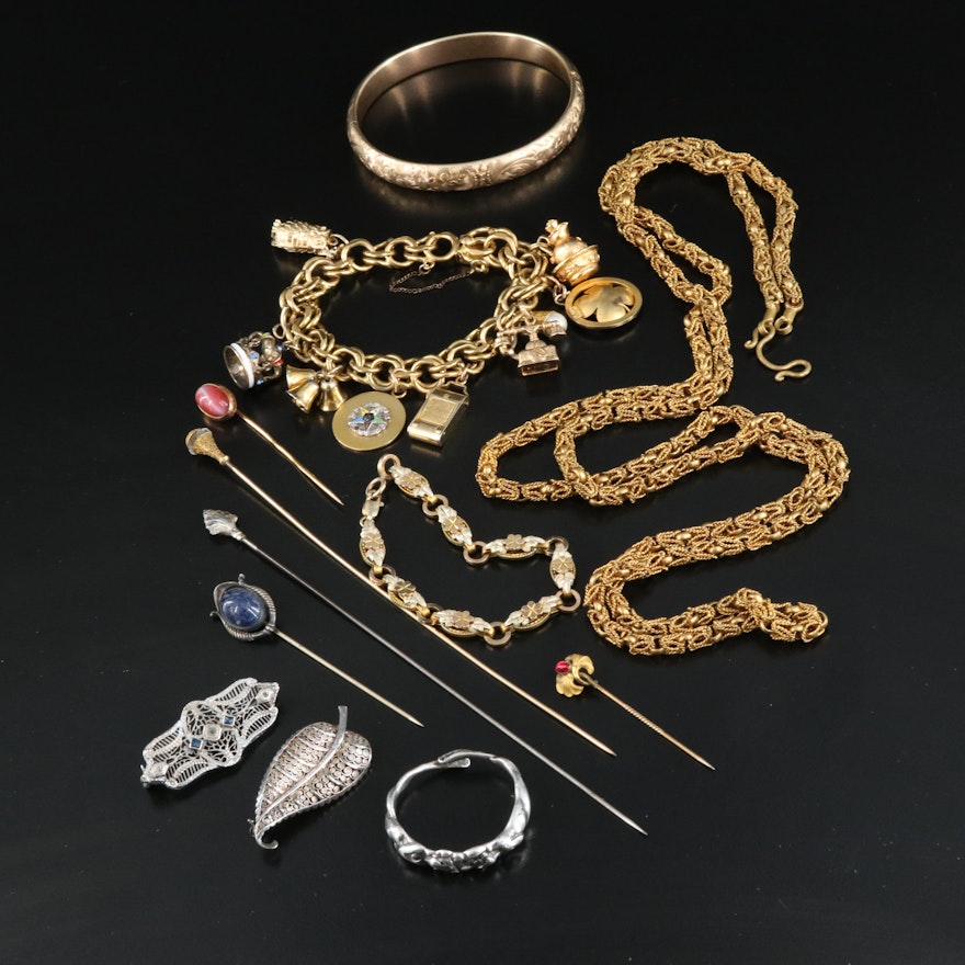 Ostby & Barton, Alice Caviness, Krementz Jewelry Assortment