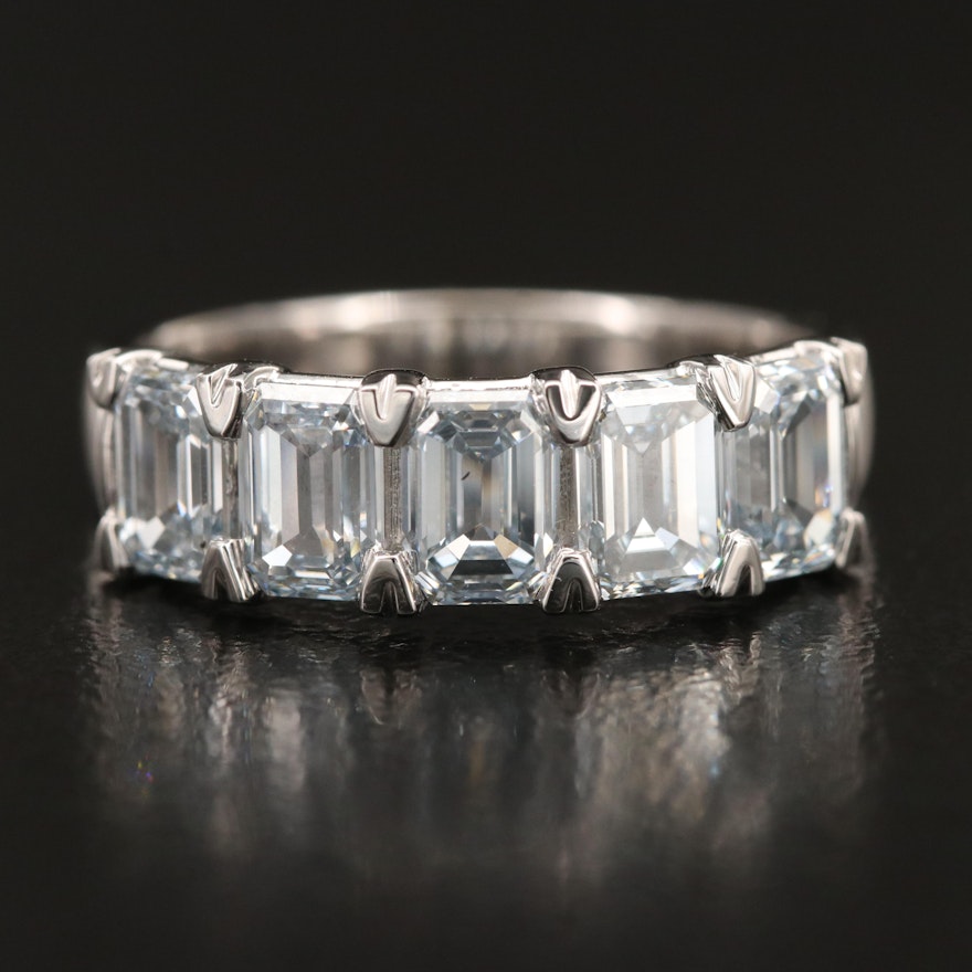 14K 2.50 CTW Lab Grown Diamond Five Stone Ring