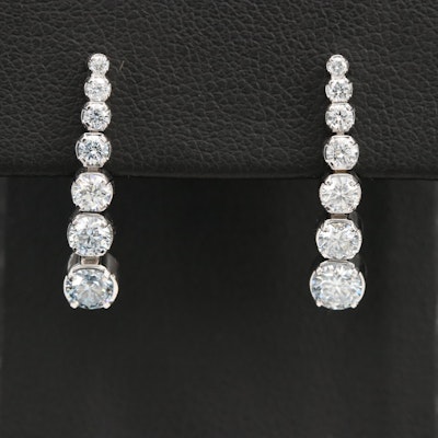 14K 1.06 CTW Diamond Graduating Journey Earrings