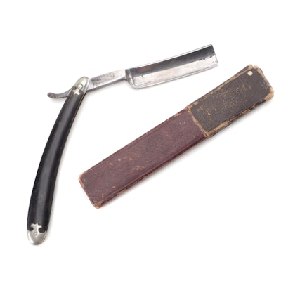 K.H. Stephan & Co. "New Mail" Straight Razor, Late 19th/ Early 20th Century