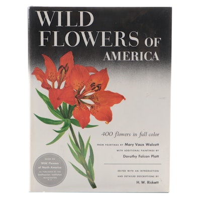 Thirteenth Printing "Wild Flowers of America" by H. W. Rickett, 1978