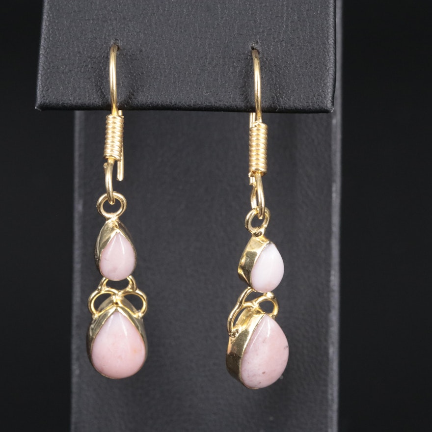 Earrings Featuring Opal