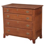 Late Federal Cherrywood Four-Drawer Chest, Early 19th Century