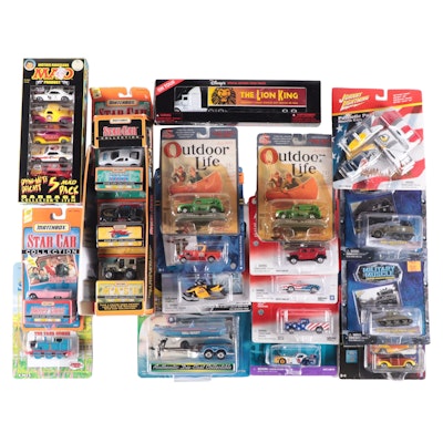 Matchbox, Other T.V., Movie Toy Model race Cars With Lion King, More,1990s–2000s