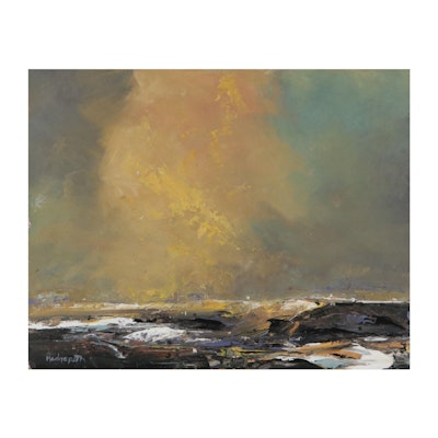 Stephen Hedgepeth Seascape Oil Painting, 21st Century