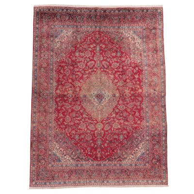 9'3 x 12'8 Hand-Knotted Persian Tabriz Room Sized Rug