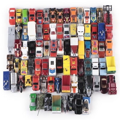 Hot Wheels Diecast Cars and Other Vehicles, Mid to Late 20th Century
