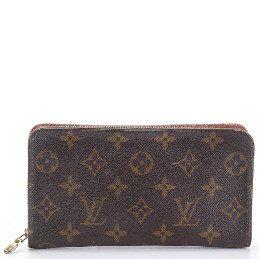 Louis Vuitton Zip Wallet in Monogram Canvas