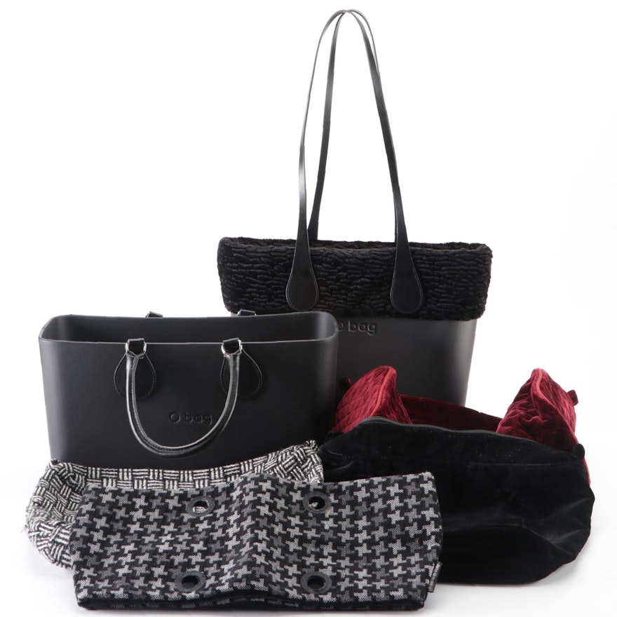 O bag Modular Totes with Optional Trims and Inner Bags