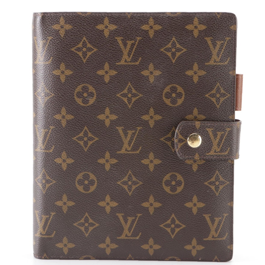 Louis Vuitton Agenda Fonctionnel GM in Monogram Canvas and Leather