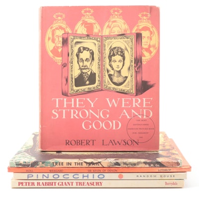 Illustrated "They Were Strong and Good" by Robert Lawson and More
