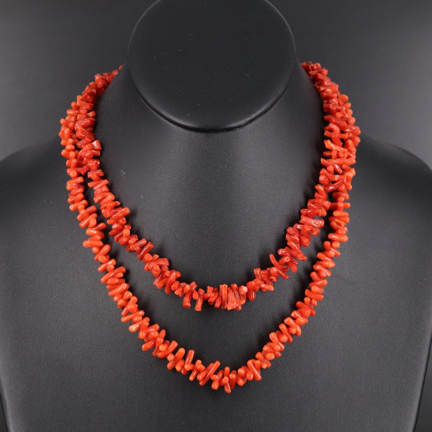 Pairing of Coral Necklaces