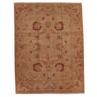 8'9 x 11'8 Hand-Knotted Indian Agra Area Rug