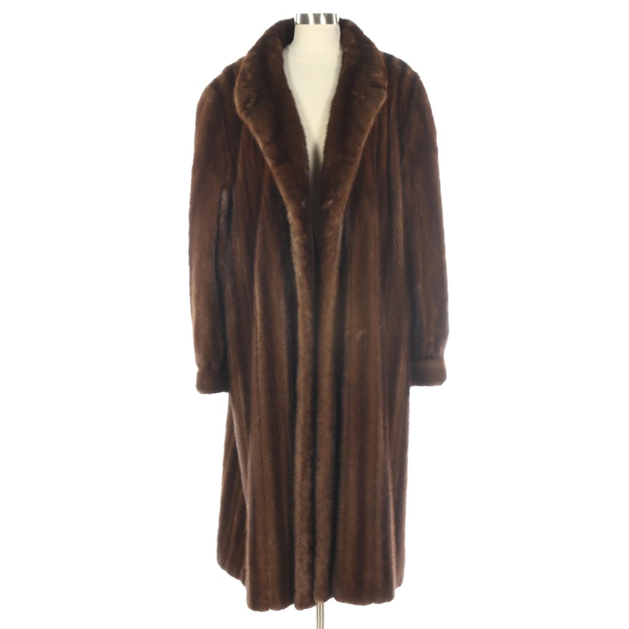 EMBA Lunaraine Natural Mink Fur Coat for Evans Furs at Lazarus