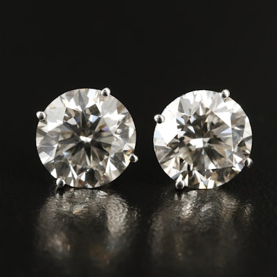 14K 6.60 CTW Lab Grown Diamond Stud Earrings
