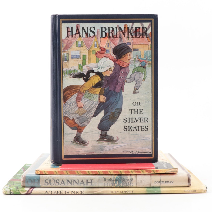 Illustrated "Hans Brinker, or, the Silver Skates" by Mary Dodge and More