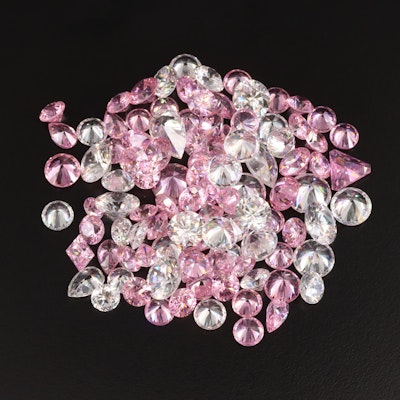 Loose Mixed Faceted Cubic Zirconia