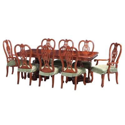 Southern Art Furniture, Chippendale Style Mahogany Dining Set