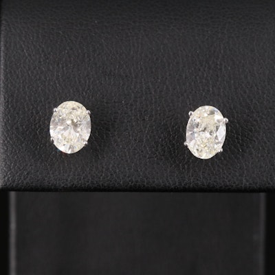 14K 2.01 CTW Diamond Stud Earrings