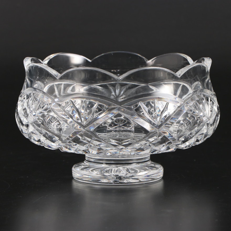 Waterford Crystal Romance of Ireland Collection "Doors of Dublin" Footed Bowl