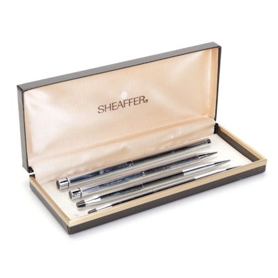 Sheaffer Fountain Pen and Mechanical Pencils With Case
