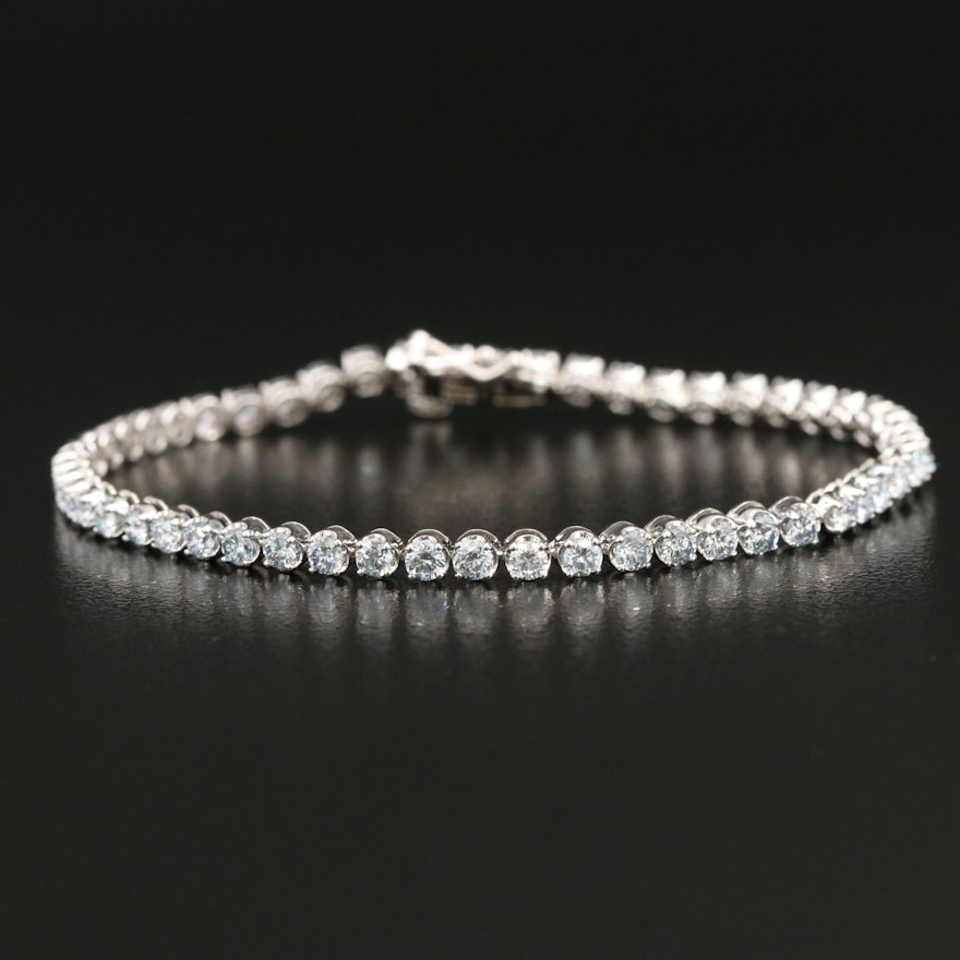 14K 4.02 CTW Lab Grown Diamond Line Bracelet