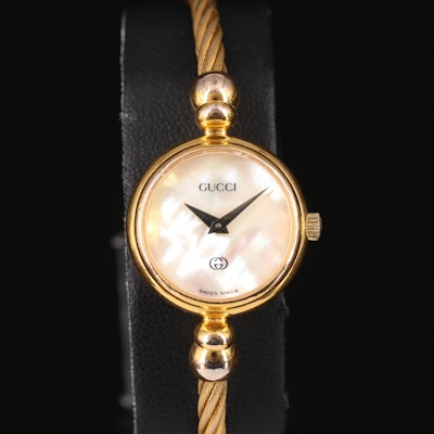 Gucci Mother-of-Pearl Dial Quartz Wristwatch
