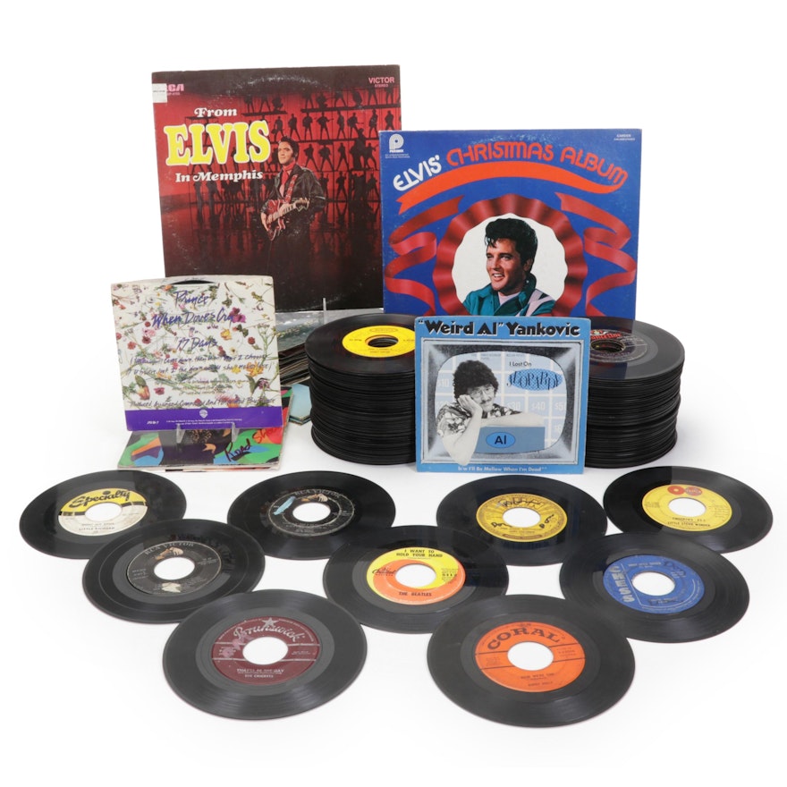 Elvis Presley, The Beatles, Jerry Lee, Chuck Berry and More Vinyl Records