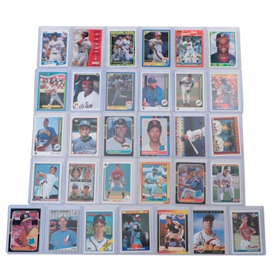 Topps and Other Baseball Rookie and Prospect Cards Featuring Thomas, 1980s–1990s