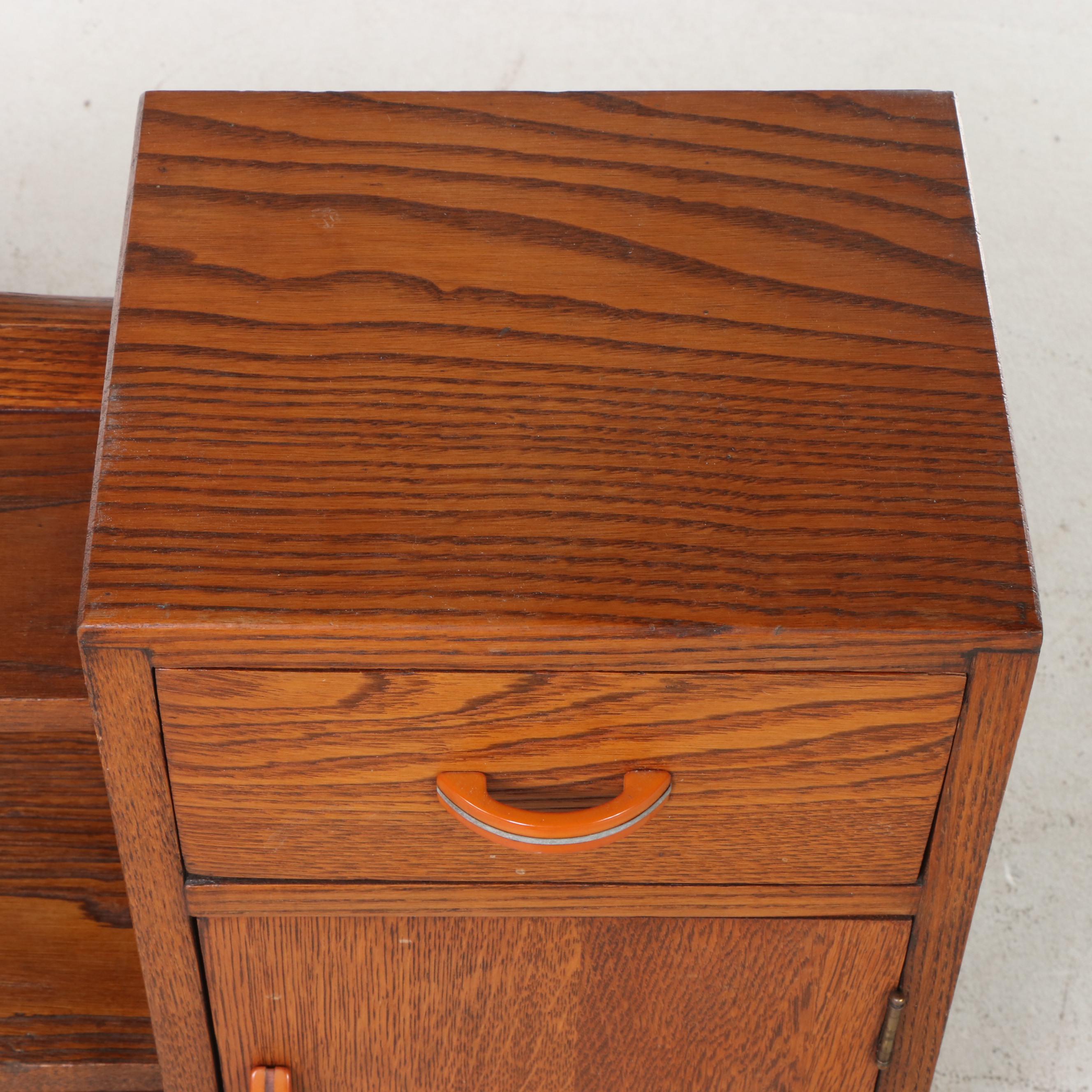 Art Deco Telephone Table with Bakelite Handles EBTH