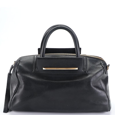 Brian Atwood Two-Way Bag in Black Leather