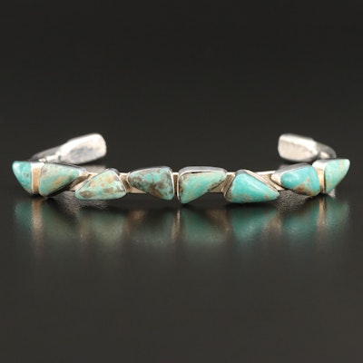 Running Bear Shop Sterling Turquoise Cuff
