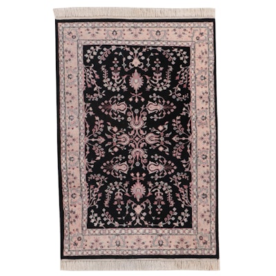 4' x 6'7 Hand-Knotted Persian Lilihan Area Rug