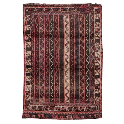 2'3 x 3'4 Hand-Knotted Persian Qashqai Accent Rug