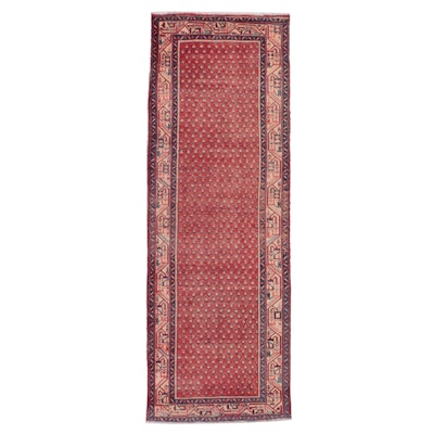3'6 x 10'2 Hand-Knotted Persian Seraband Long Rug