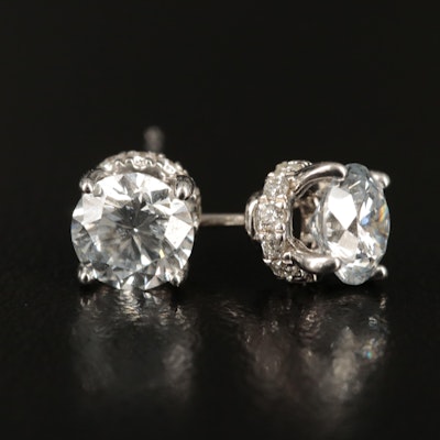 14K 2.30 CTW Lab Grown Diamond Stud Earrings