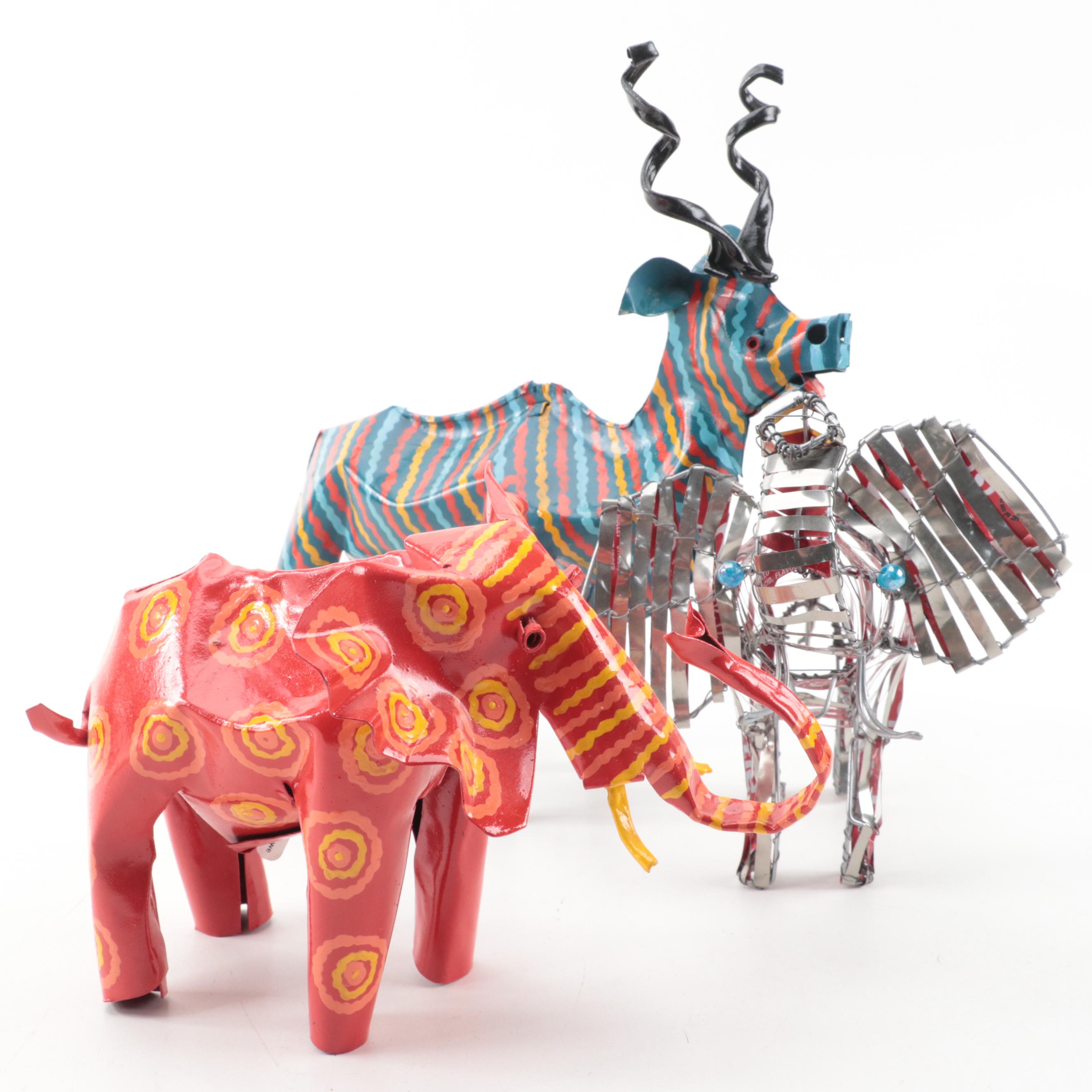 Zimbabwean and South African Metal Art Animals, Contemporary EBTH