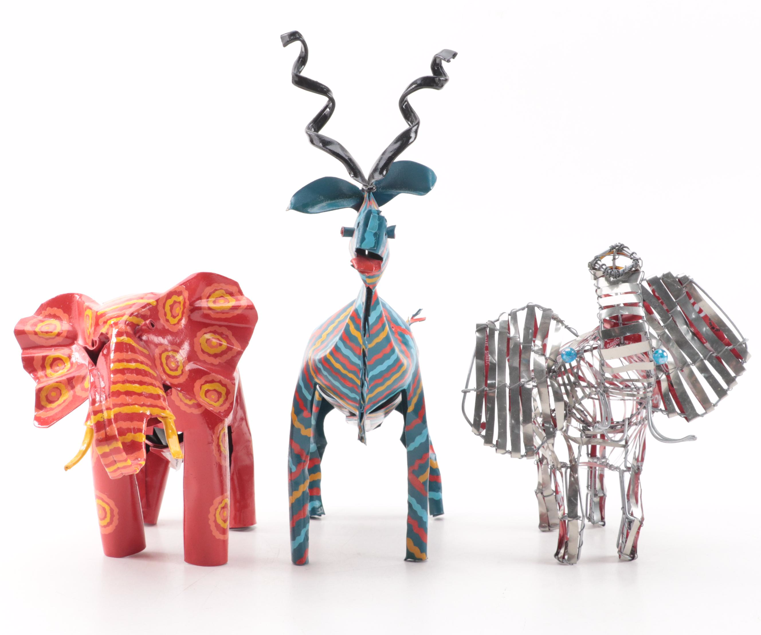 Zimbabwean and South African Metal Art Animals, Contemporary EBTH