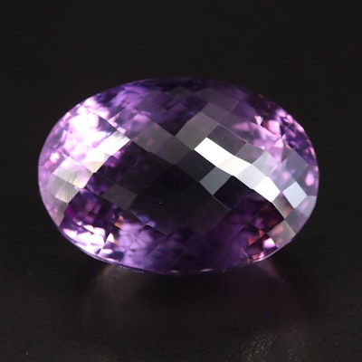 Loose 66.17 CT Checkerboard Faceted Amethyst