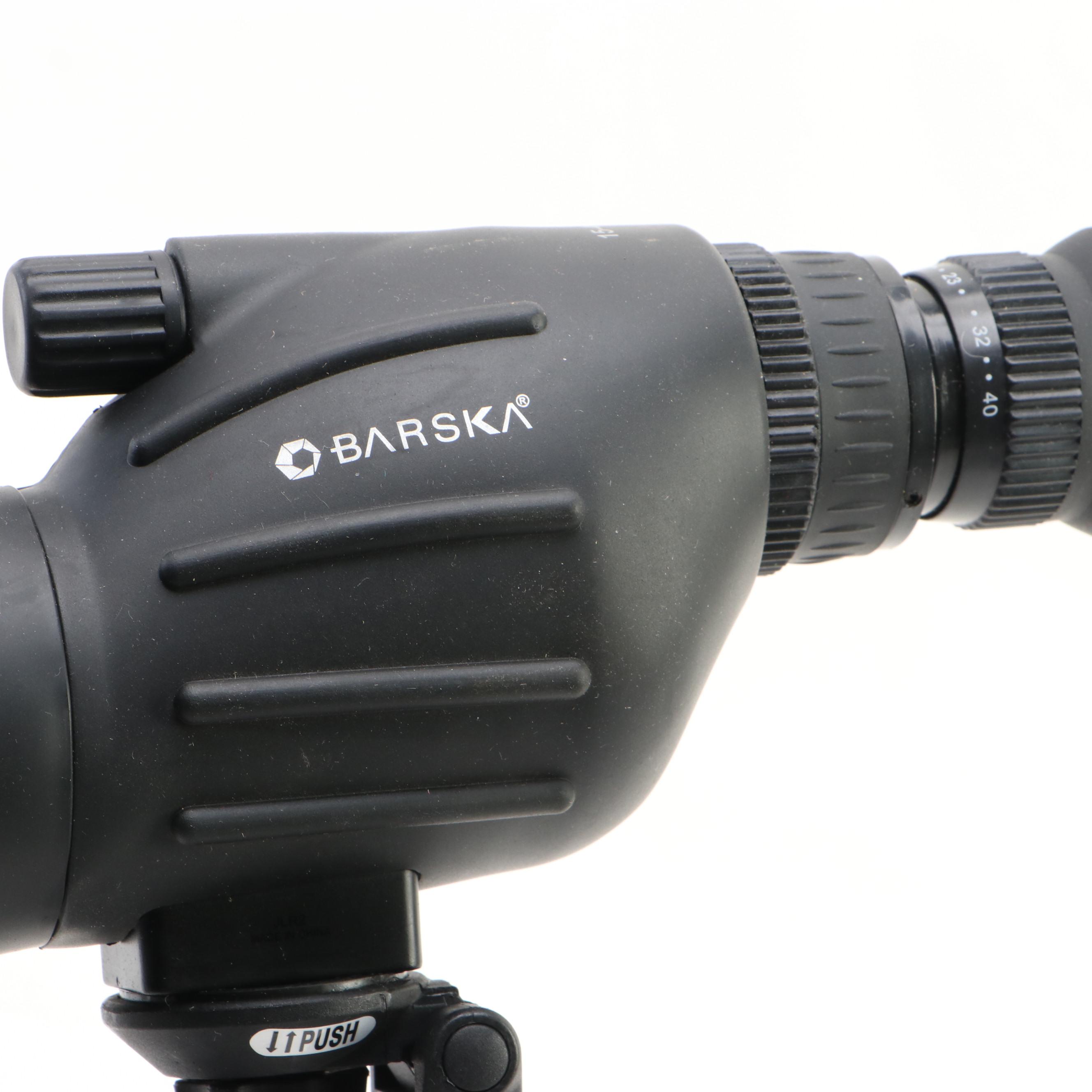 Barska Spotting Scope and Binoculars with Tasco Rifle Scope EBTH
