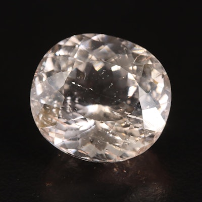 Loose 23.95 CT Oval Faceted Morganite