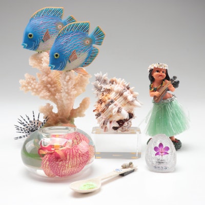 Naturecraft Fish in Coral and Other Resin Souvenirs