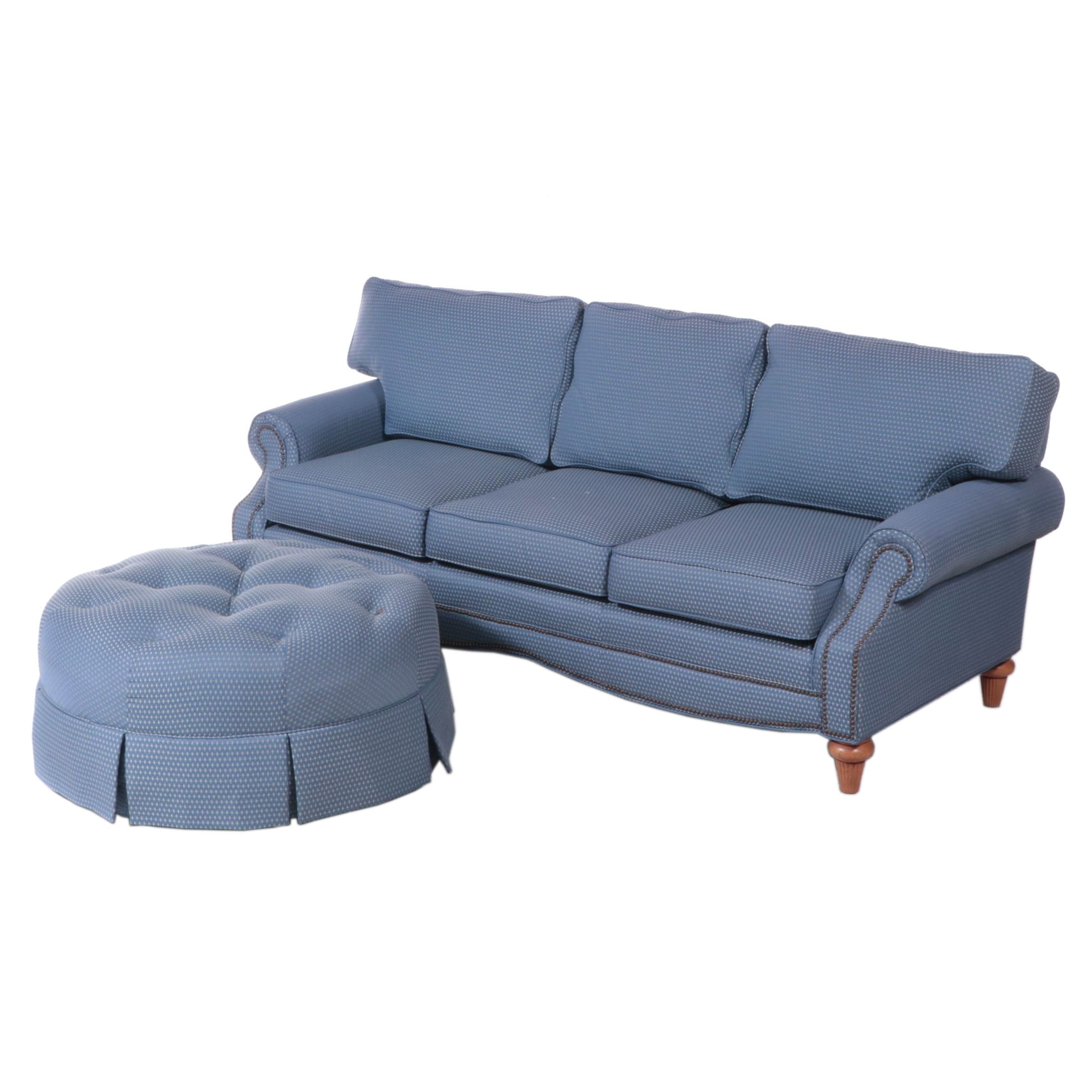 Norwalk Sofa with Round Ottoman EBTH