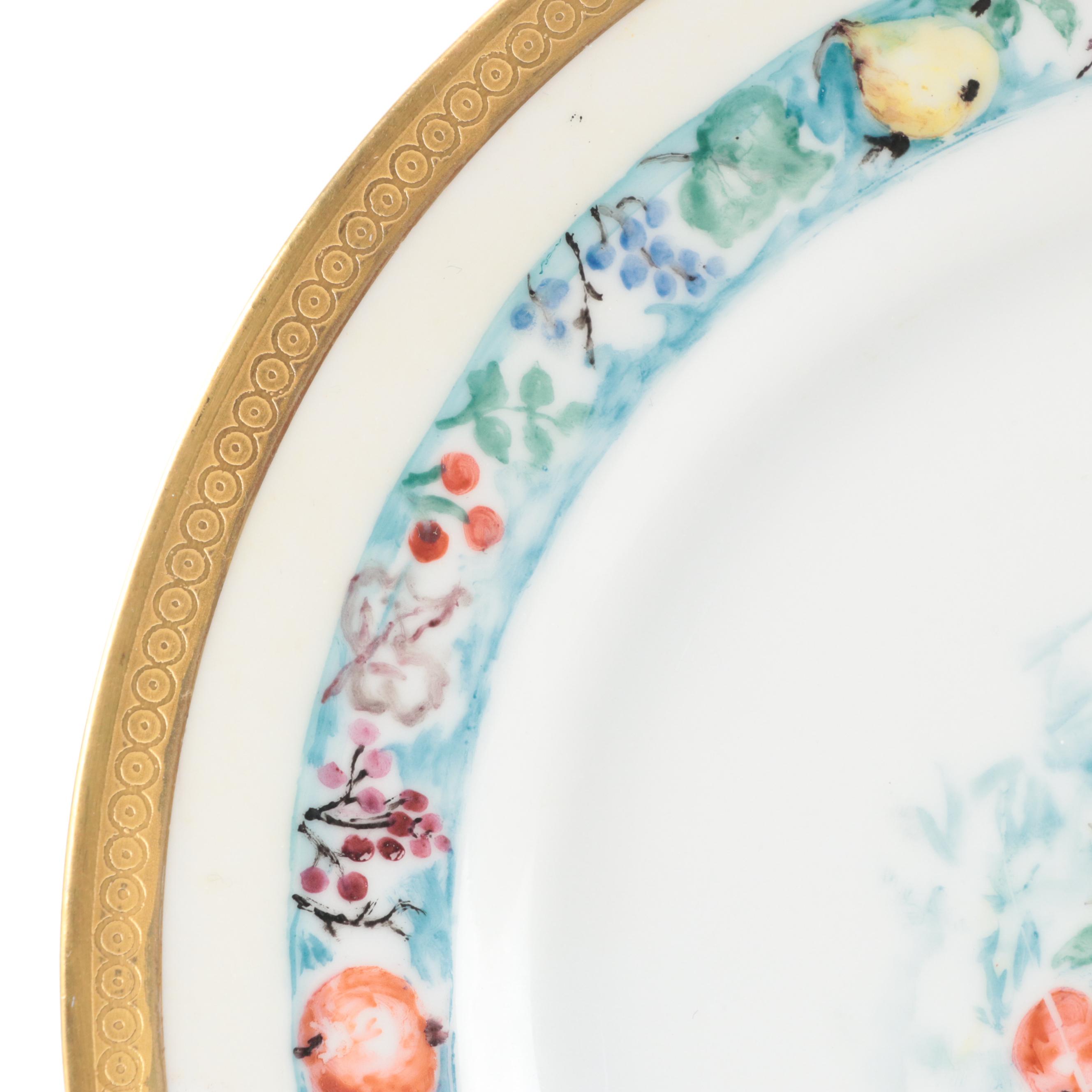 Royal Bayreuth HandPainted Porcelain Luncheon Plates EBTH