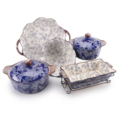 Temp-Tations "Floral Lace" Presentable Ovenware