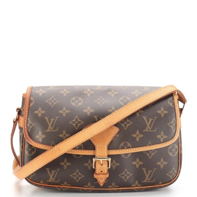 Louis Vuitton Sologne Bag in Monogram Canvas and Vachetta Leather