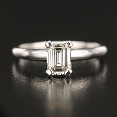 14K 0.96 CT Lab Grown Diamond Solitaire Ring