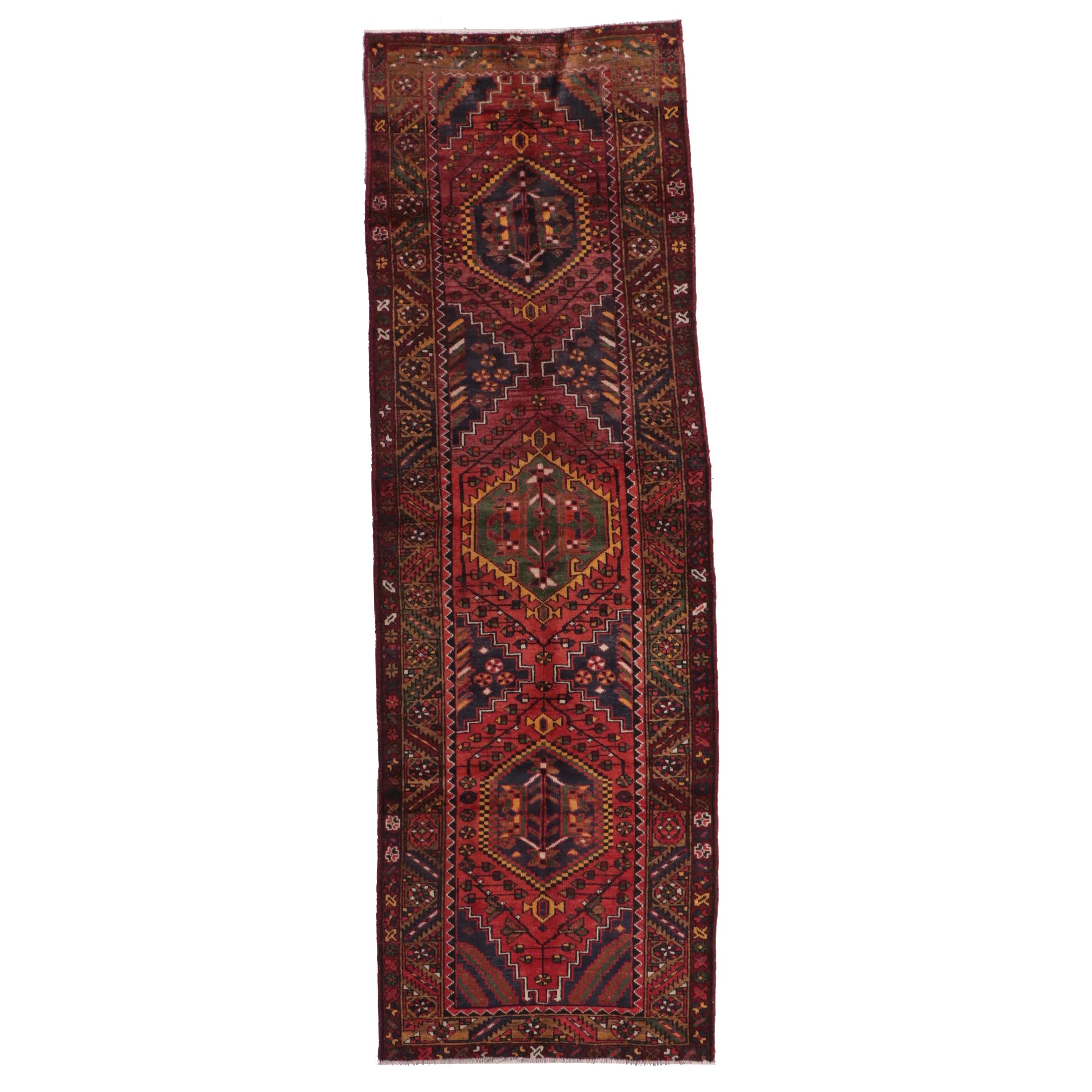 3'4 x 10'11 Hand-Knotted Persian Shiraz Long Rug | EBTH