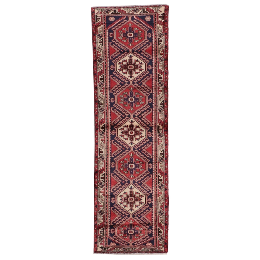 3' x 10' Hand-Knotted Persian Shiraz Carpet Runner