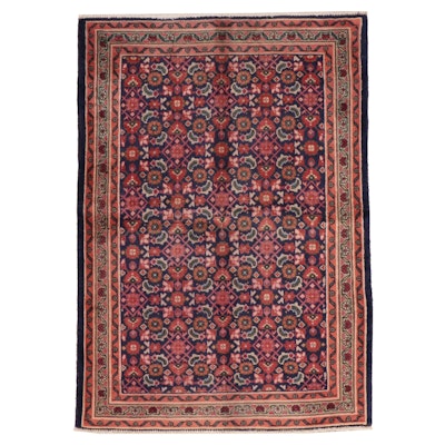 3'6 x 5' Hand-Knotted Persian Veramin Area Rug